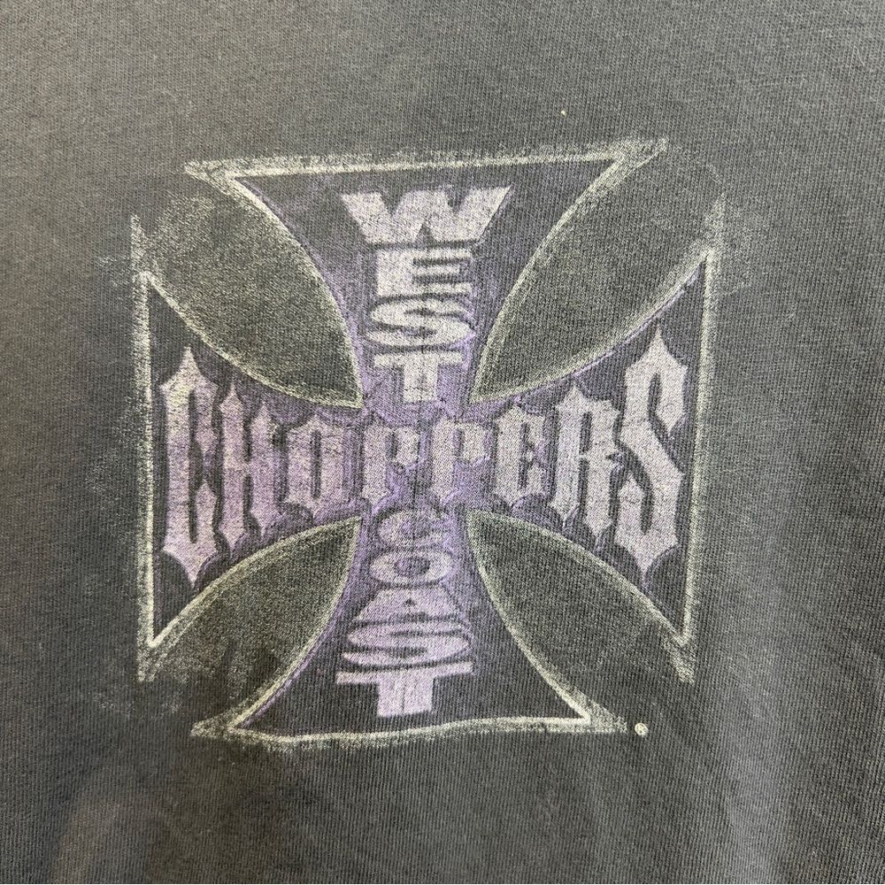 Y2k vintage Large West Coast Chopper graphic t shirt - Picture 14 of 14